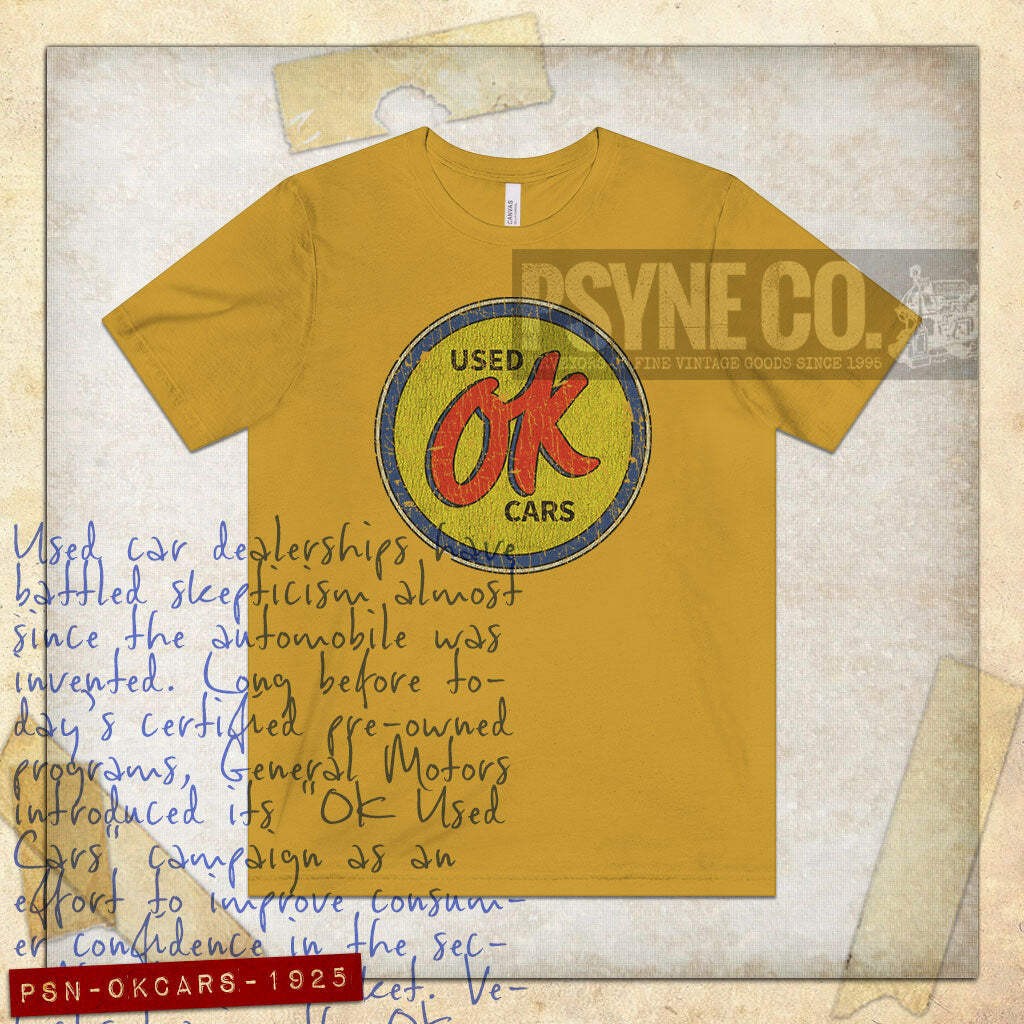 OK Used Cars 1925 Vintage Men’s T-Shirt gallery
