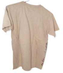 Gap Athletic Fit Recycled Tree Pattern Cotton Men’s Brown T Shirt Size Small