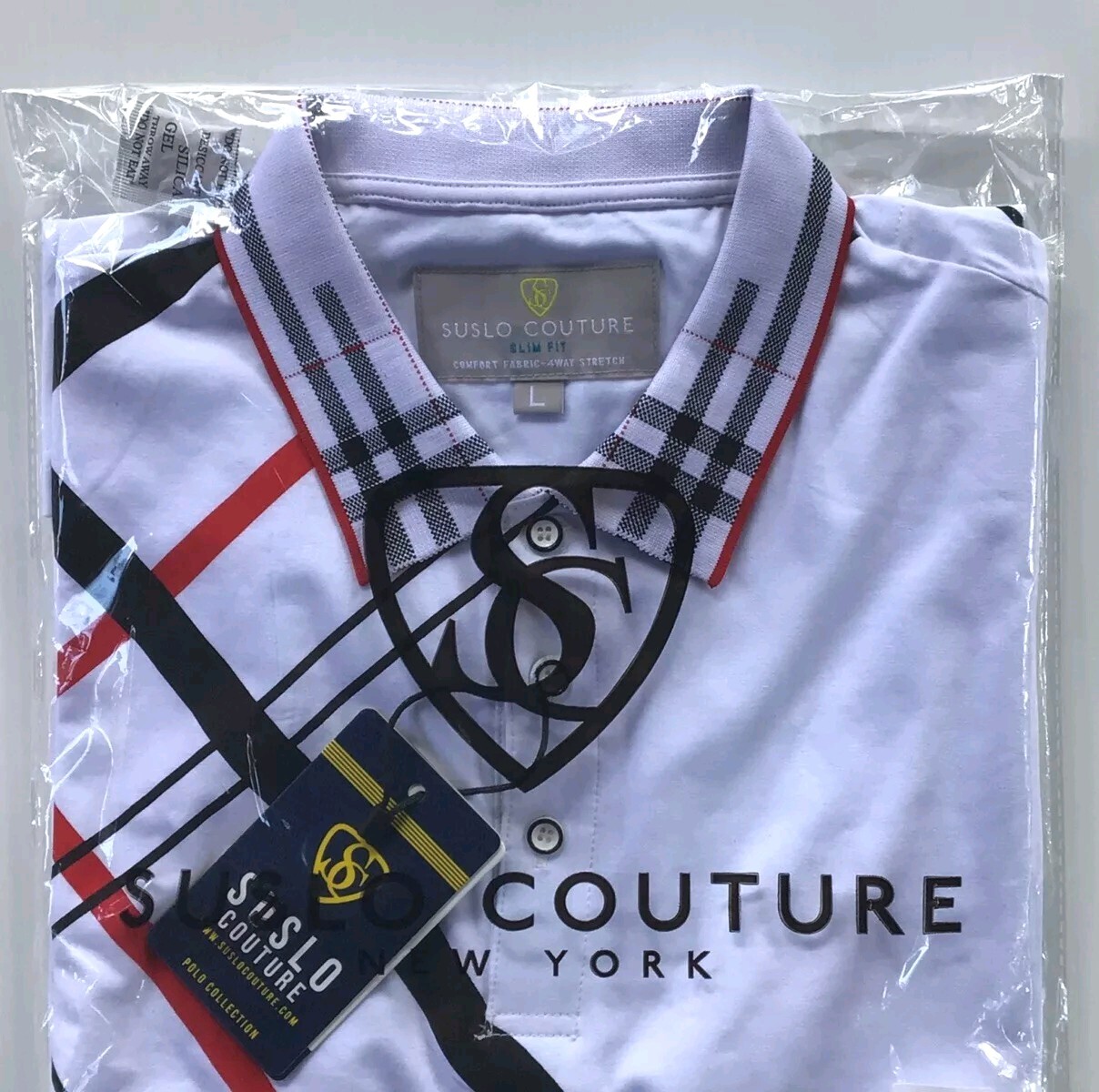 Men's Luxurious Polo Shirt,Italian Style,Stretch S to 2XL…A17.A gallery