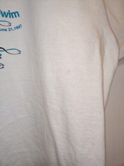 Vintage Gorpcore Shirt Large 90s 1997 Swimming Outdoors Sonoma California Fish
