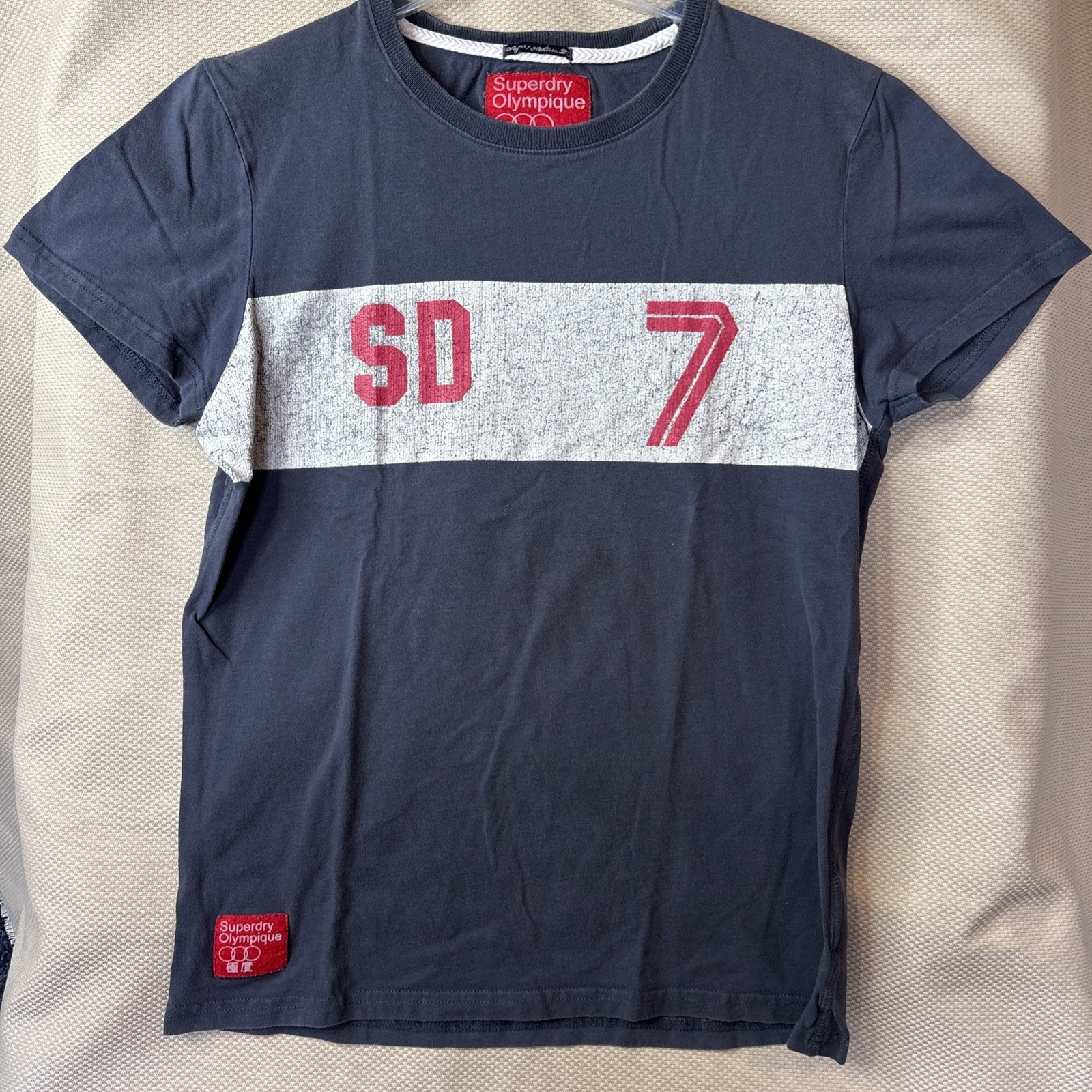 Superdry olynpique SD 7 Blue T-shirt in Medium Slim gallery