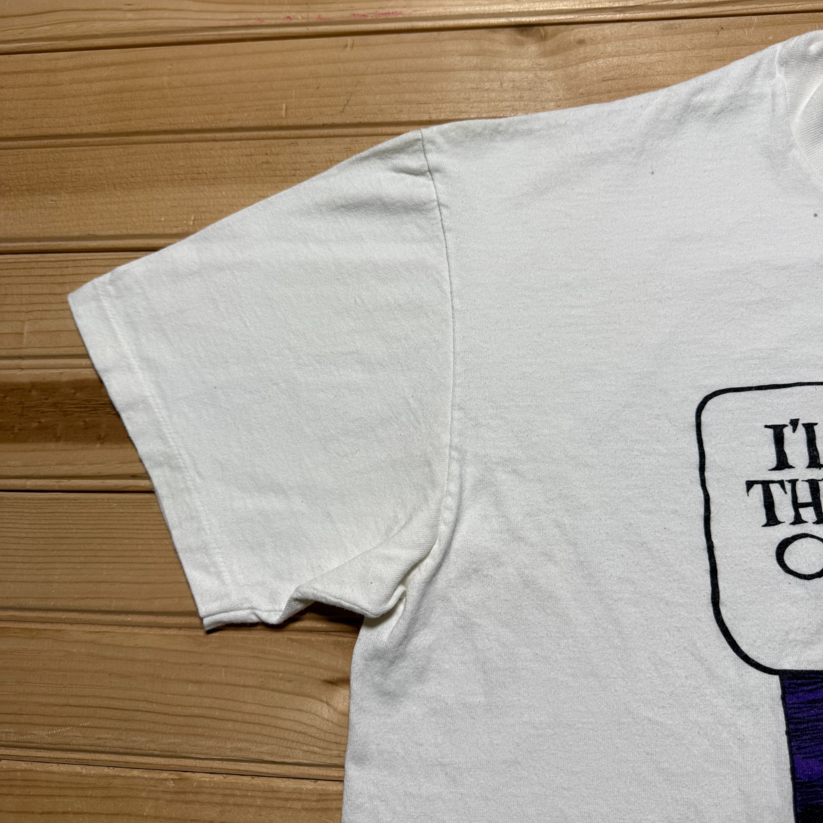Vintage 1986 Owl Drunk Bar Table Cartoon Comic Strip Graphic T-Shirt USA Made XL gallery