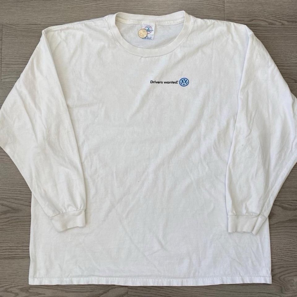Vintage Volkswagen drivers wanted visa size xl White Long sleeve Shirt gallery