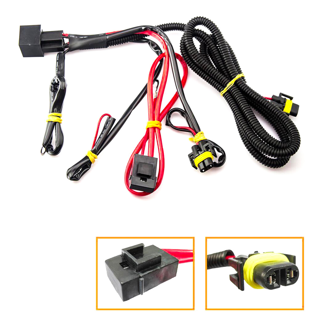 H8 H11 Fog wiring Harness With Relay Switch Connectors Fog Lights Bulb For Buick