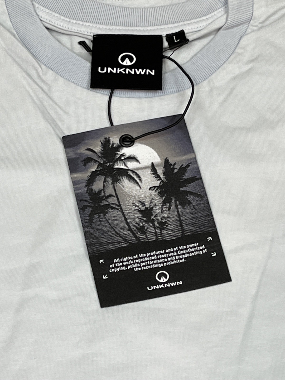 Unknwn T-Shirt Light Blue Short Sleeve Size Large ￼ gallery