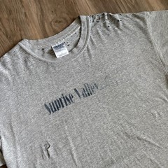 Vintage Super Thrashed Distressed Worn Zombie WIP Work T-Shirt Men’s Size XL