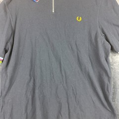 Fred Perry Men’s Black & Blue Twin Tipped Dress Polo M3600 Preppy Size 2xl