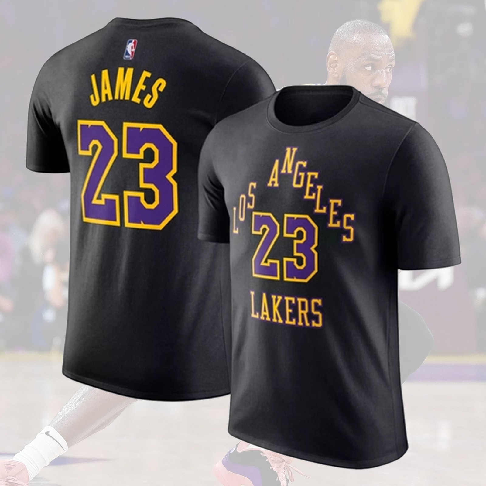 SALE OFF! LeBron James #23 Los Angeles Lakers 2025 Name & Number Gift For Fans gallery