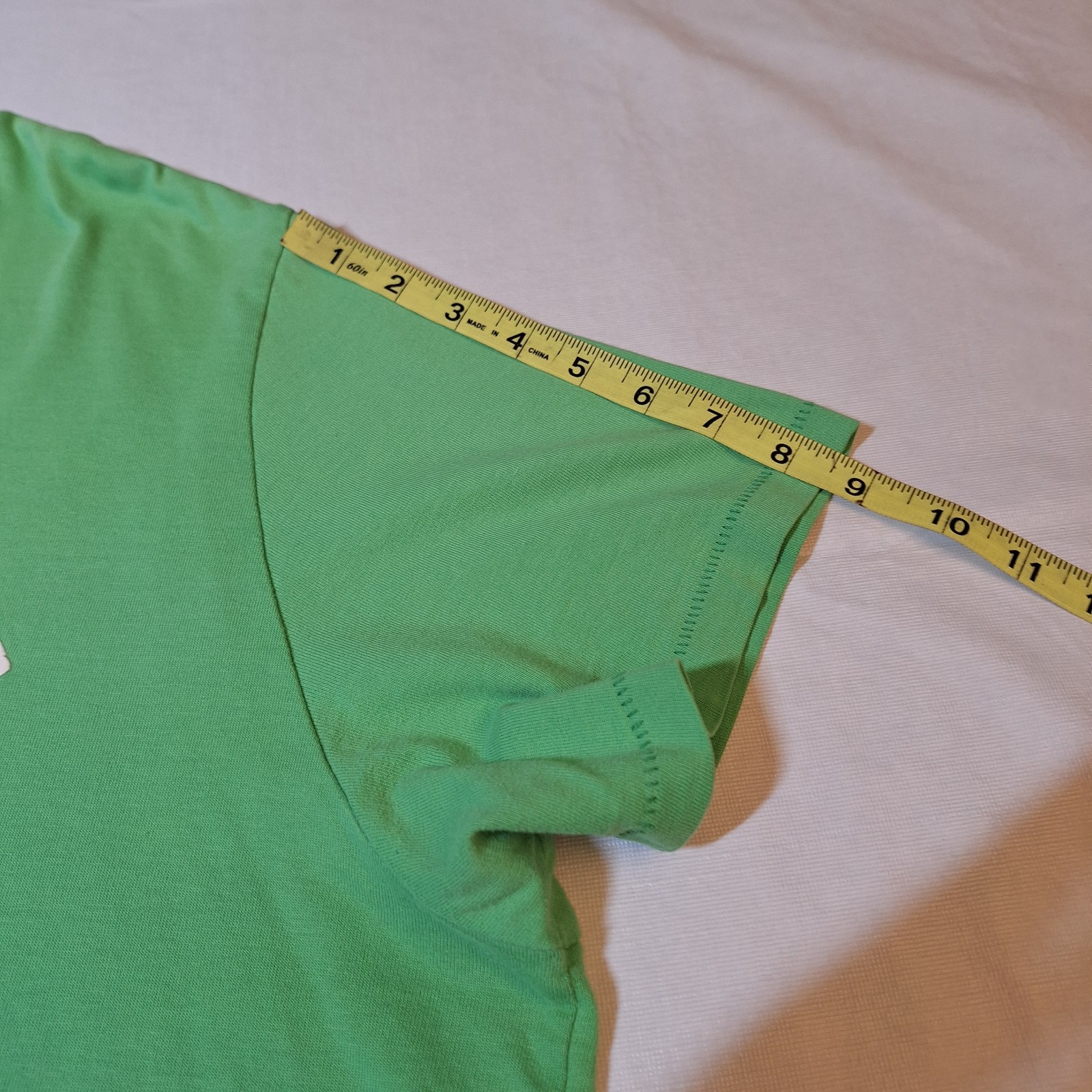 Aeropostale Lime Green White Spell Out Logo Graphic Tshirt Preppy Y2K Size XXL gallery