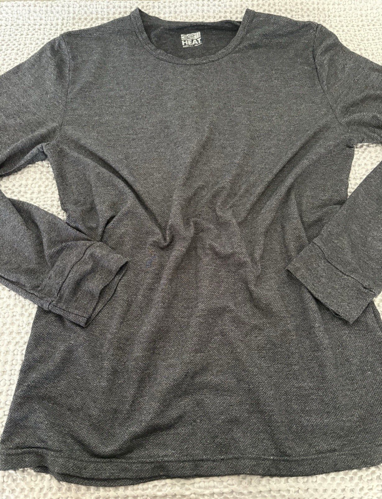 32 Degree Heat Men Shirt Large Black Polyester Blend Long Sleeve Pullover Tshirt gallery