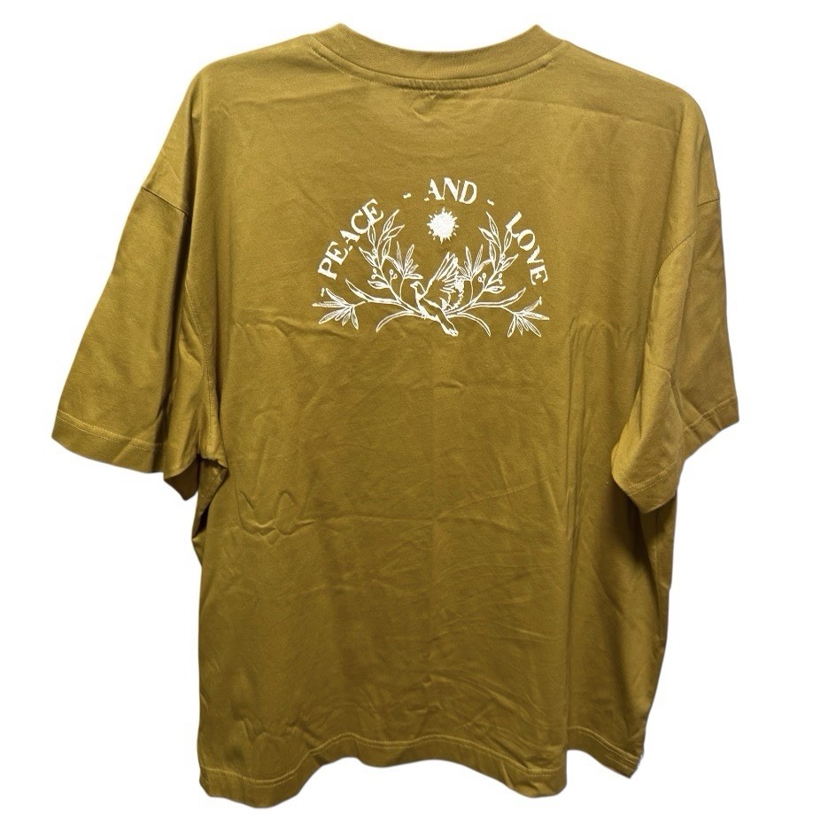Ted Baker London Mens Shirt Andam Embroidered Dove Graphic Tee yellow Sz 3 US M gallery