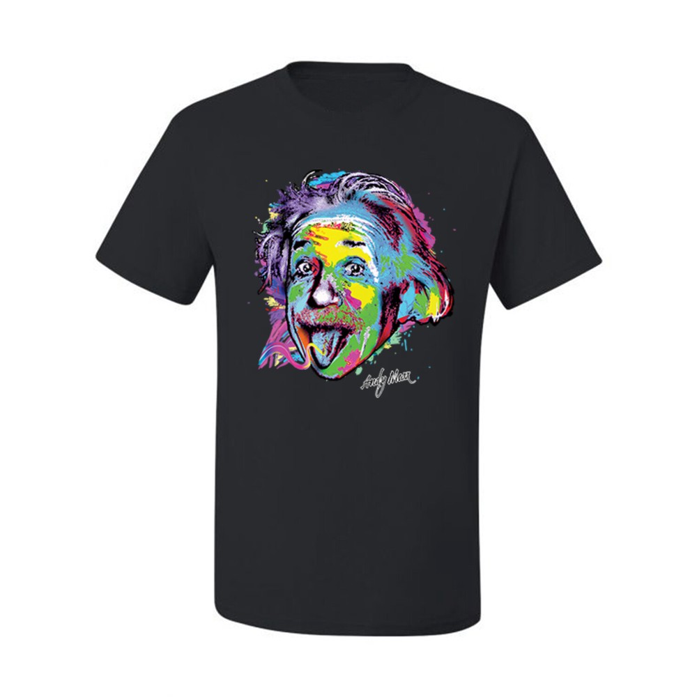 Albert Einstein Science of Relativity Famous People Men Graphic Tshirt