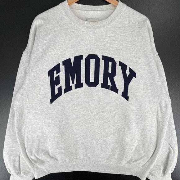 Emory University Spellout Ash College Retro Vintage Sweatshirt Unisex gallery