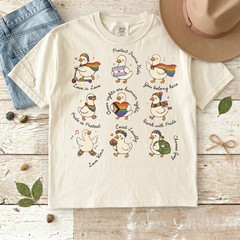 Silly Goose LGBTQ Subtle Message Pride Shirt, Proud Geese Ally shirt