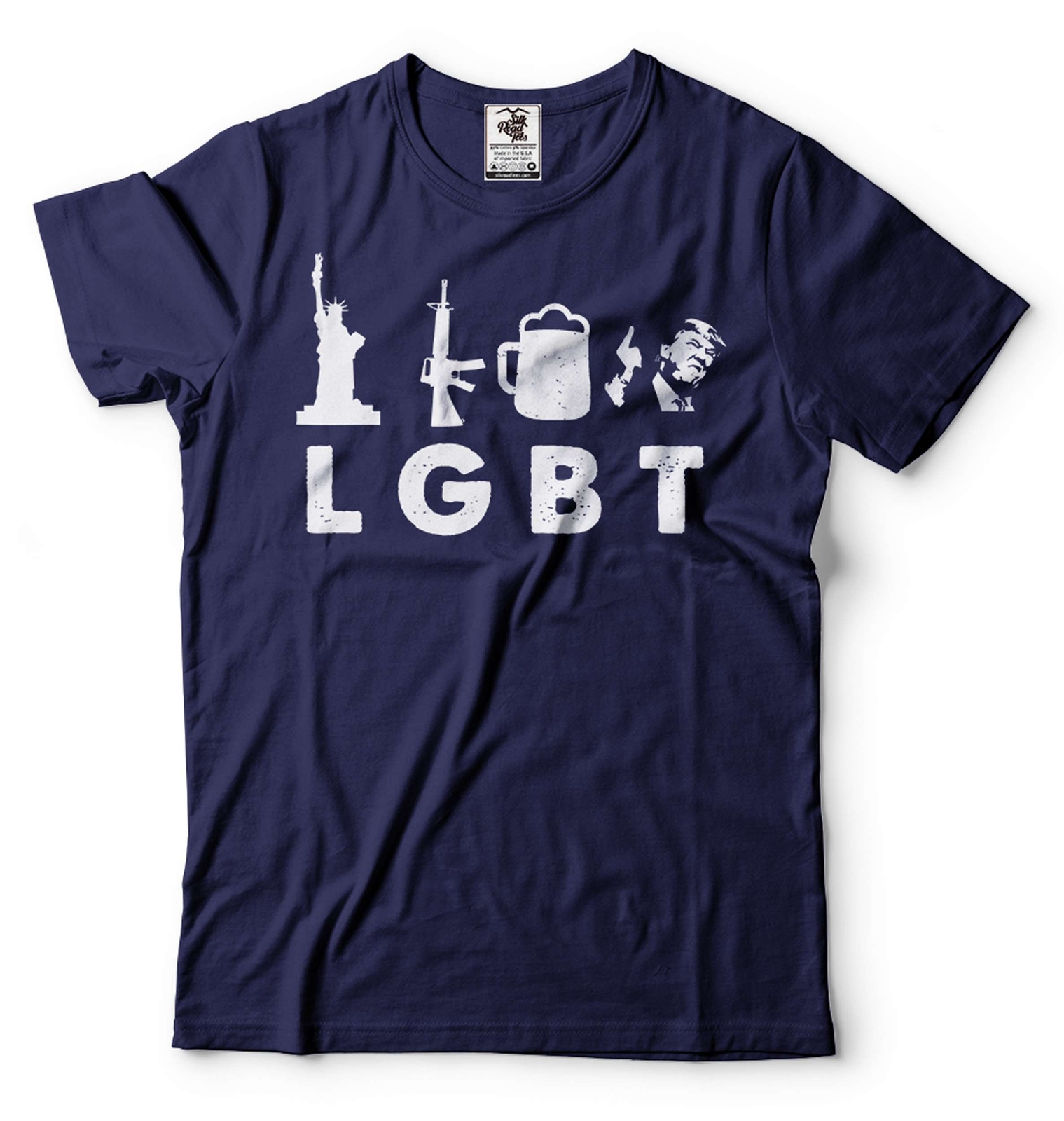 LGBT Shirt Liberty Guns Beer Trump T-Shirt Funny Patriotic T-Shirt Trump Shirts gallery