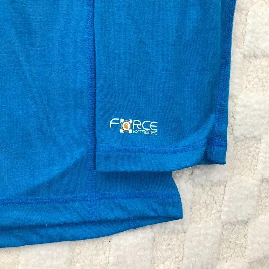 Carhartt Force Shirt Mens Large Blue 1/4 Zip Relaxed Fit Lightweight Pullover gallery