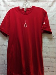 Apple Store Employee T shirt Tech The Halls Medium Christmas Red men women