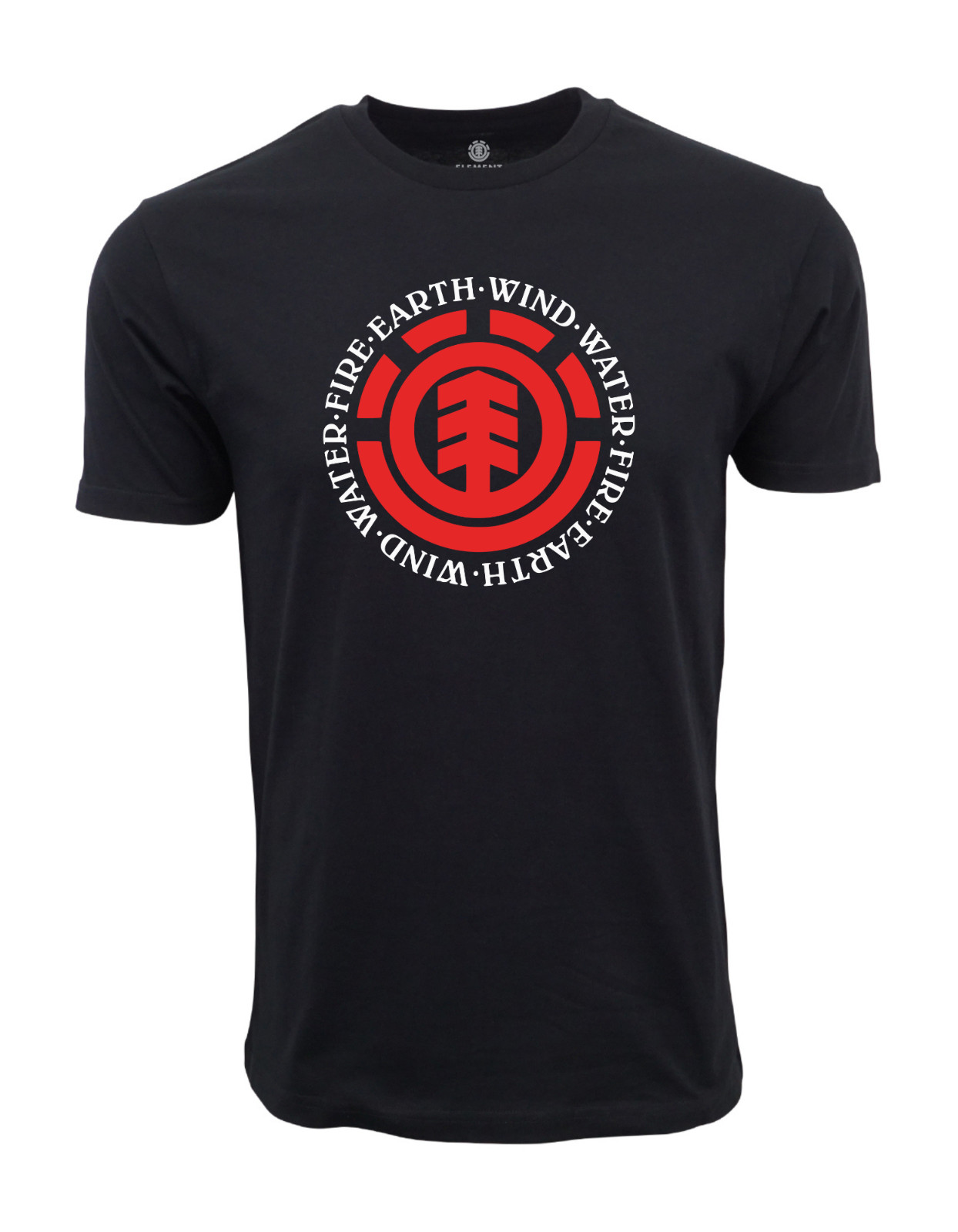 ELEMENT SKATE CO MENS EARTH WIND FIRE WATHER GRAPHIC T SHIRT BLACK gallery