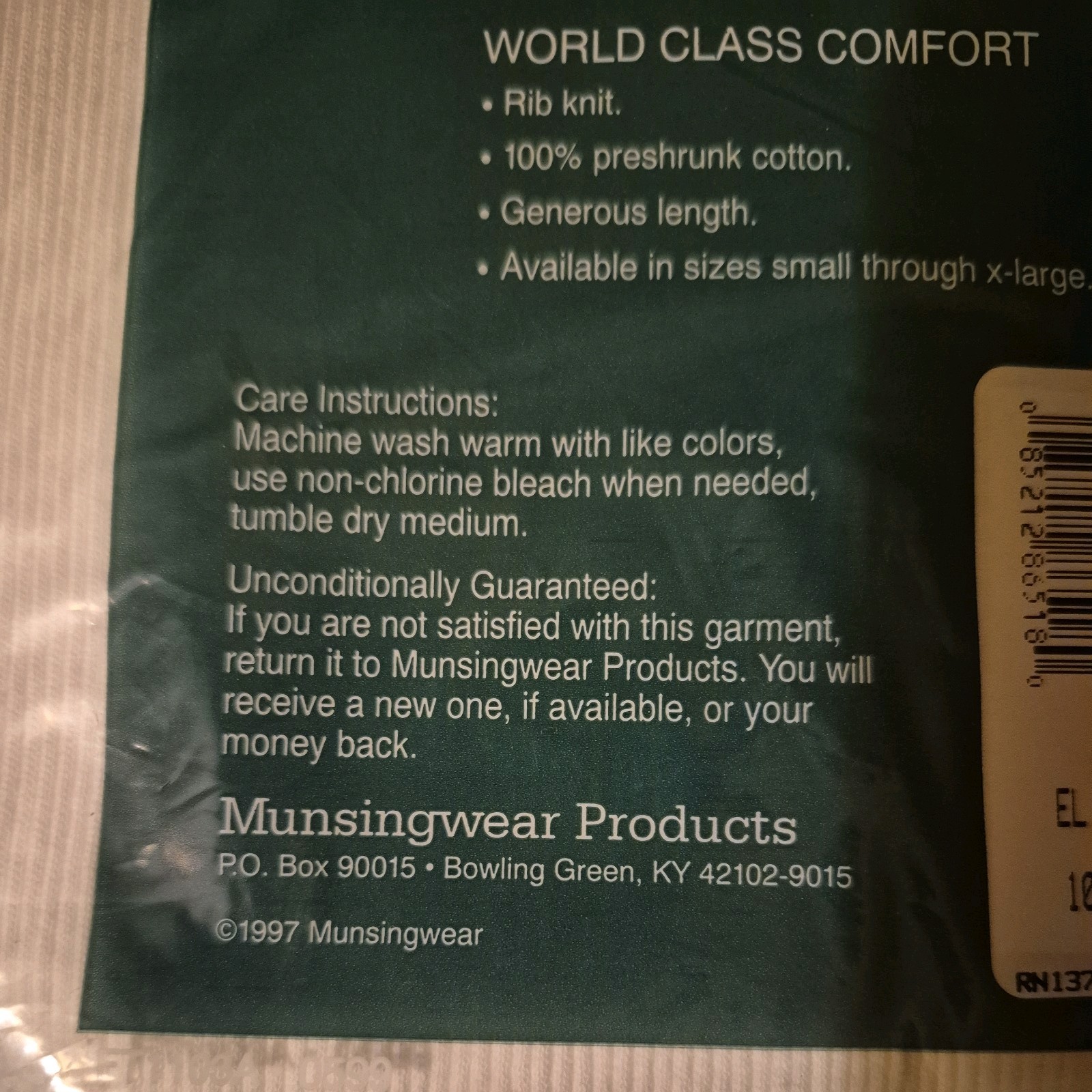 Vintage New Munsingwear Athletic Shirts 3pack Size L(42-44) 100% Combed Cotton gallery