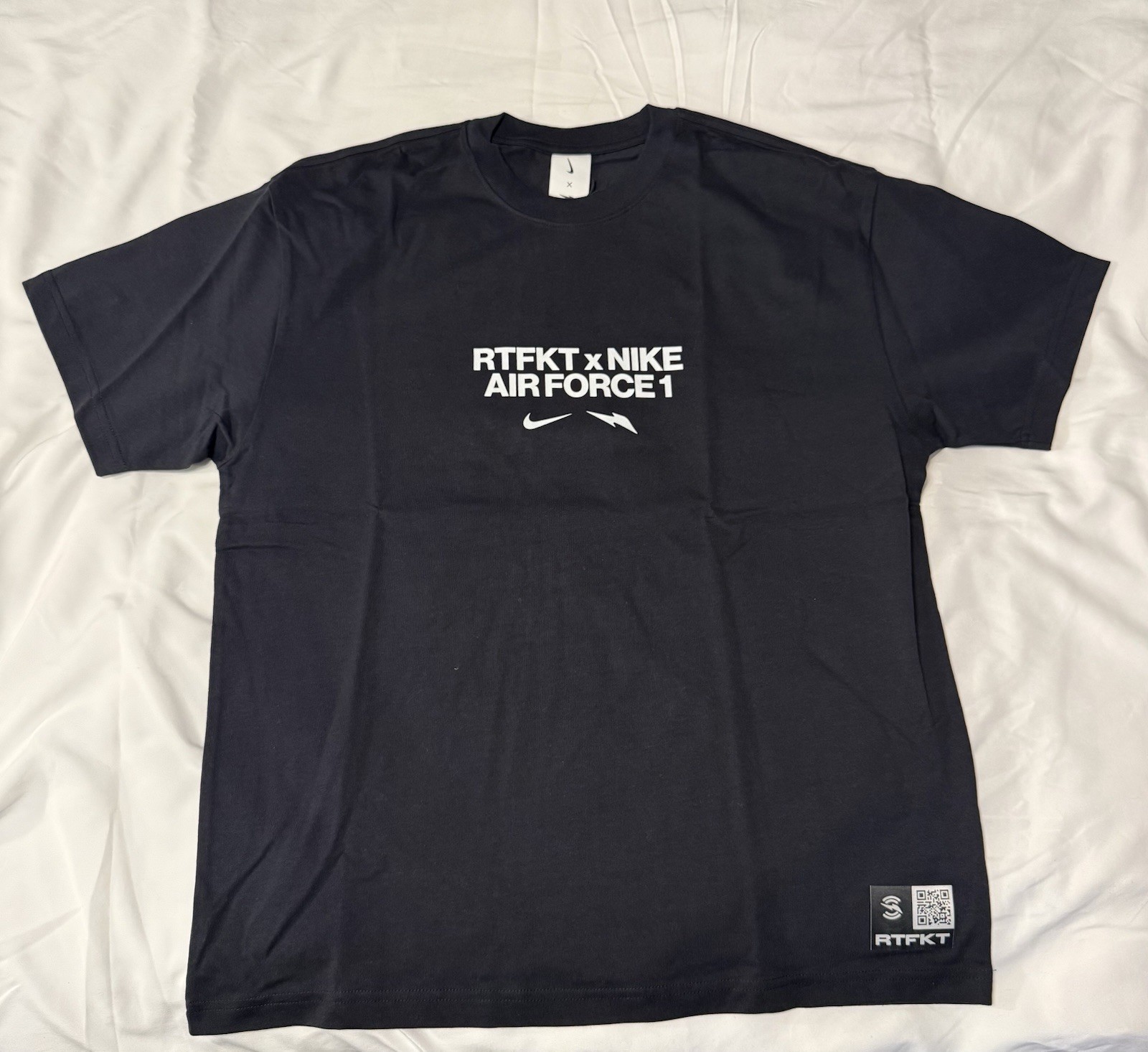 RTFKT x Nike Air Force 1 Forging Tee | Brand New | Black | size: Medium
