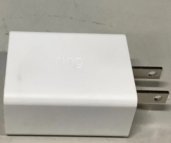 Ring Model No. 5F86E9 Charger Wall Block Switching Adapter WITH 4FT TYPE C CABLE