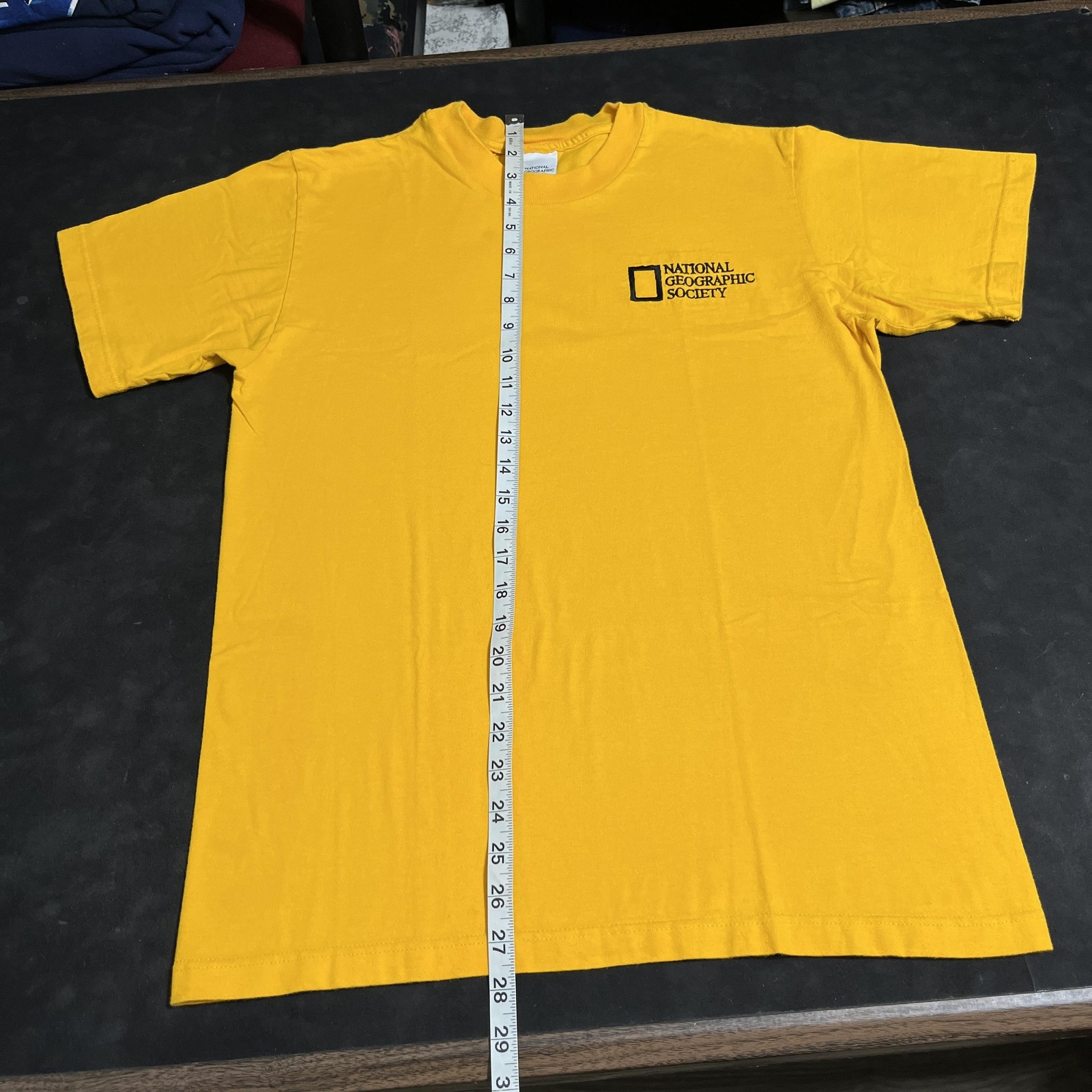 National Geographic Society Shirt Mens Designer Vintage Made USA Embroidered Tee gallery