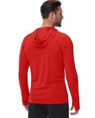 Men’s UPF 50+ Lightweight Long Sleeve Hoodie Fishing Shirts