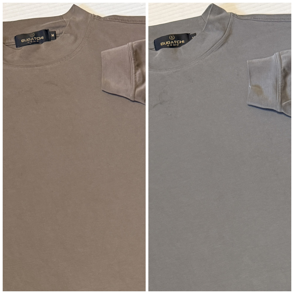 Lot of 2 – BUGATCHI UOMO – Men’s Soft Mock Neck Long Sleeve Shirt – Size Medium