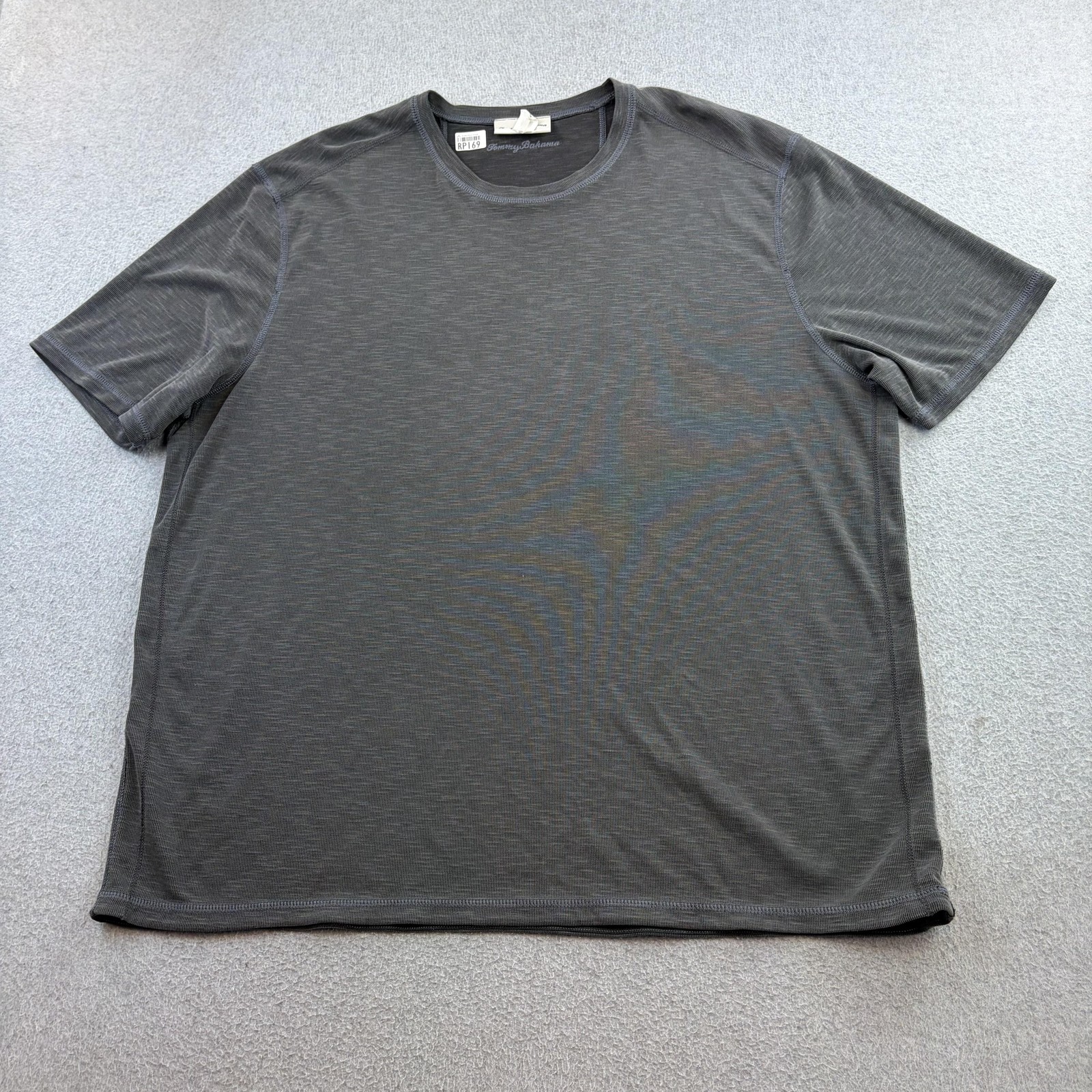 Tommy Bahama Shirt Mens 2XL Gray Reversible Short Sleeve Crewneck Casual Adult gallery
