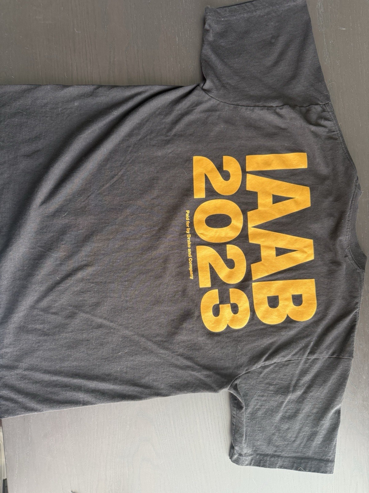 Drake Related It's All A Blur Tour IAAB 2023 Black Double-Sided T-Shirt XL gallery