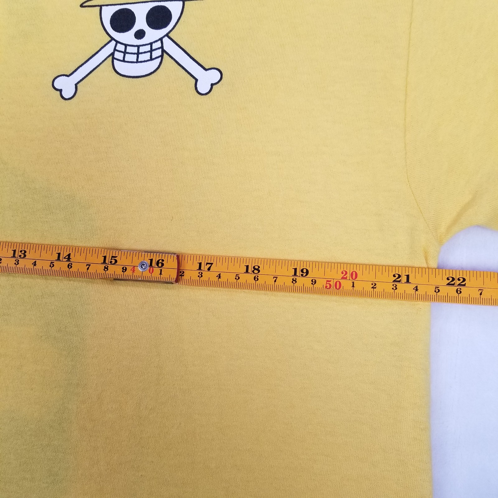 Ripple Junction One Piece Monkey D Luffy Straw Hat Yellow T-Shirt Unisex Size L gallery