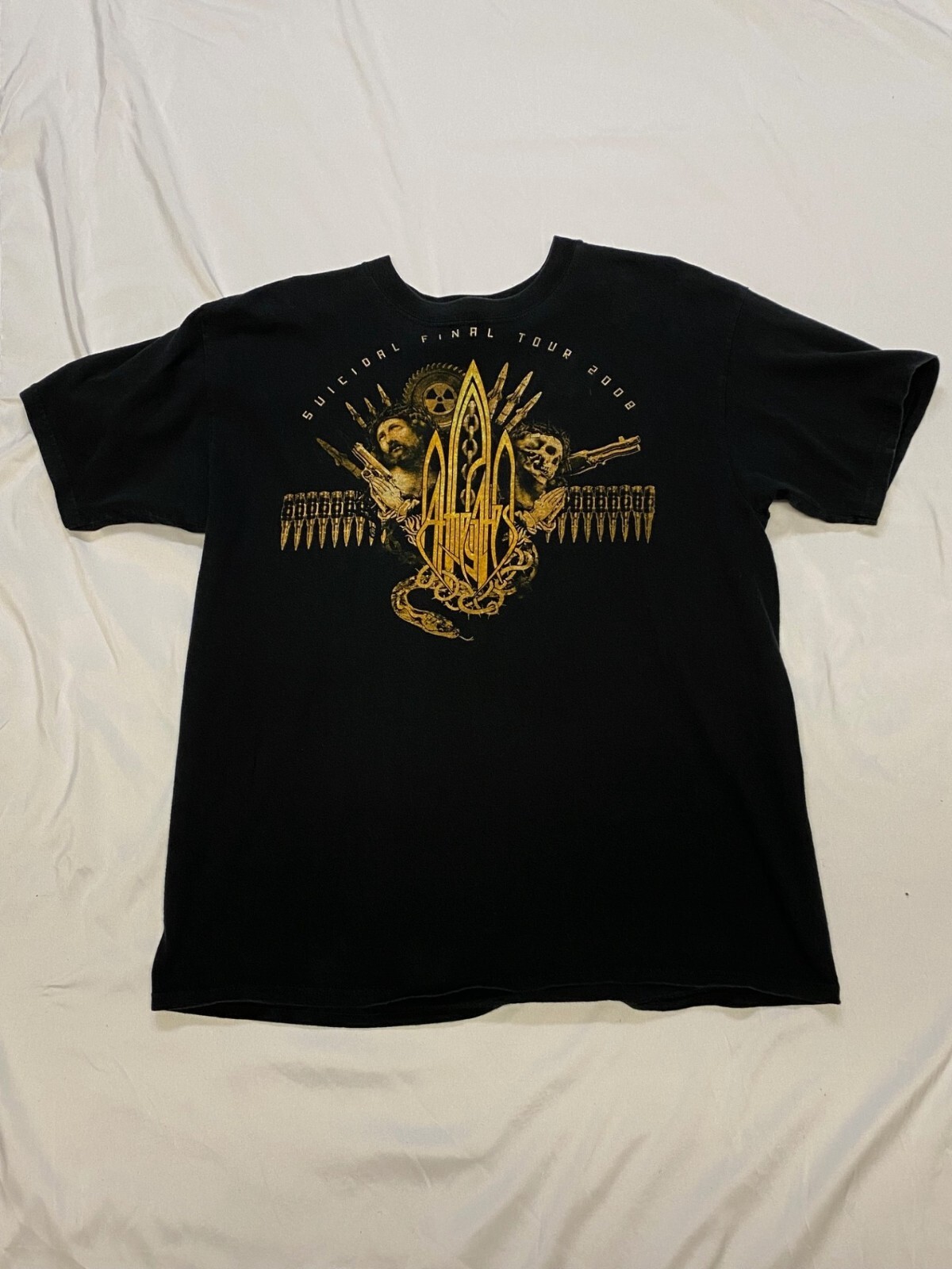 At The Gates Suicidal Final Tour 2008 Size XL T-Shirt Official Merchandise