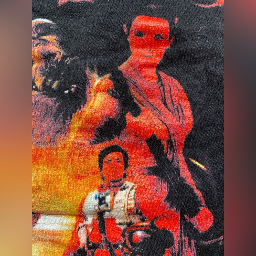 Men's Tultex Star Wars Graphic T-Shirt Large/L D gallery