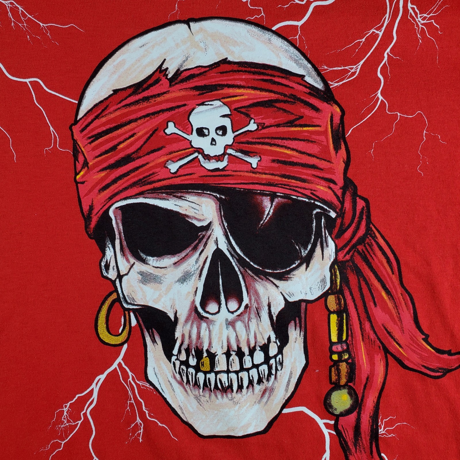 Gildan Shirt Mens XL Red Marco Island Florida Vacation Beach T-Shirt Buccaneer gallery