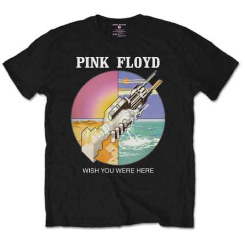 Pink Floyd T-Shirt Wish You Were Here Circle Icons Black NEW OFFICIAL SMLXLXXL gallery