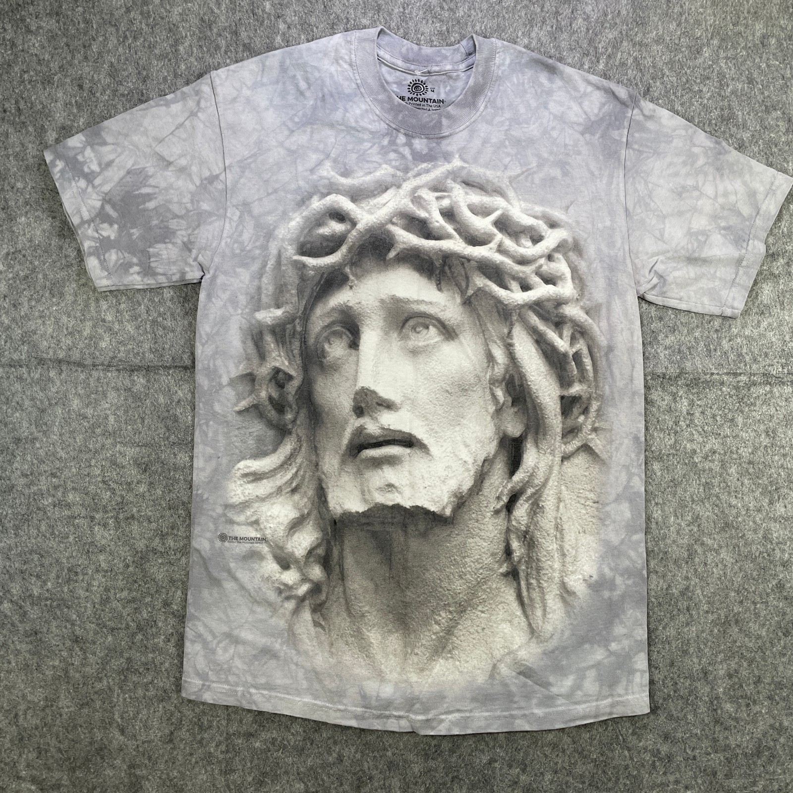The Mountain T Shirt Men's Gray Jesus Christ Retired Logo #1199 NWOT gallery