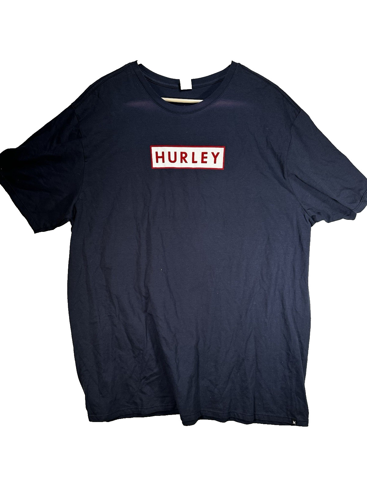 Hurley Shirt Adult XXL 2XL Navy Blue Graphic Beach Outdoor Classic Mens gallery