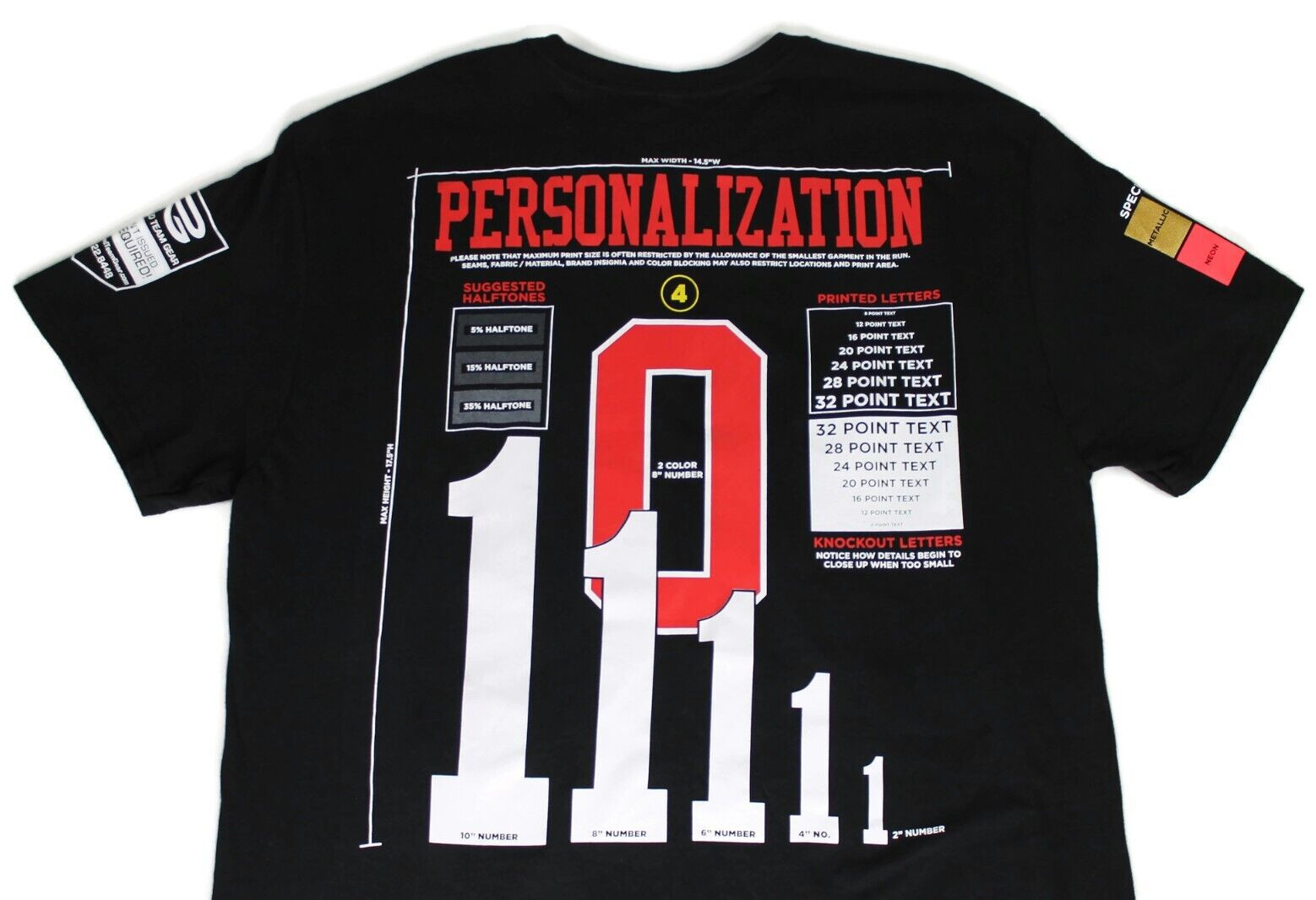 Private Label Space Shuttle Raised Emblems Short Sleeve Black T-Shirt Men's Sz L gallery