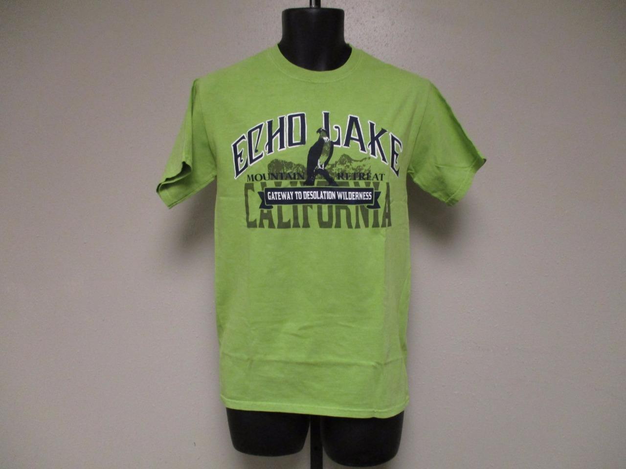 New-Echo Lake California Mountain Retreat Adult Mens Sizes S-M-L-XL-2XL Shirt gallery