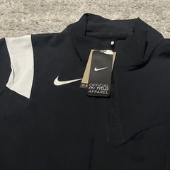 Nike Football Coach Performance Sideline 1/4 ZIP SS Jacket Black Mens Size Small