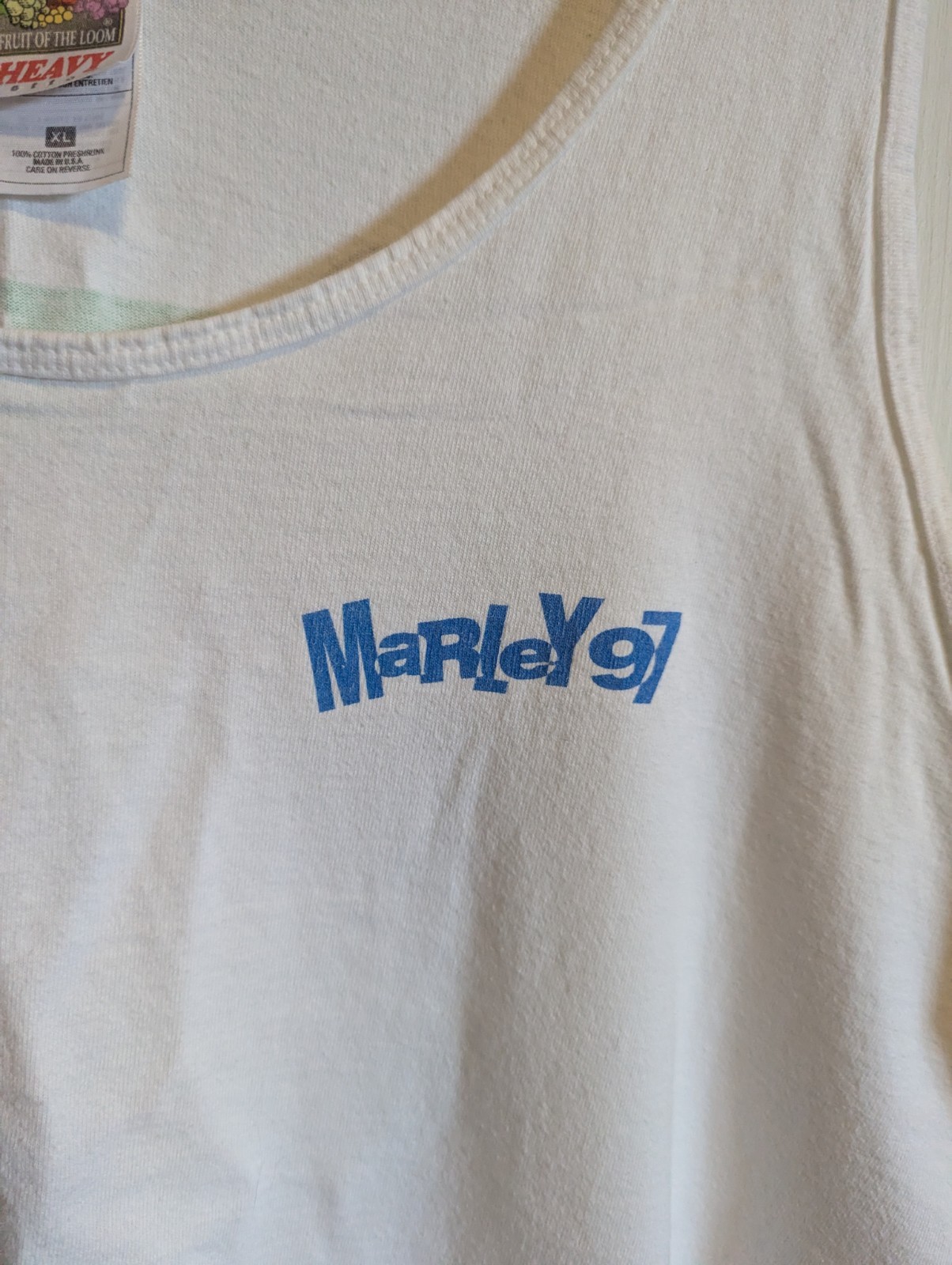 Vintage 90s Single Stitch Hem Marley 1997 Corporate Challenge Tank Top Unisex gallery