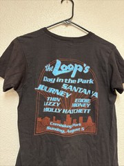 1979 The Loop’s Day In The Park Thin Lizzy Concert Shirt Sz S Read Description