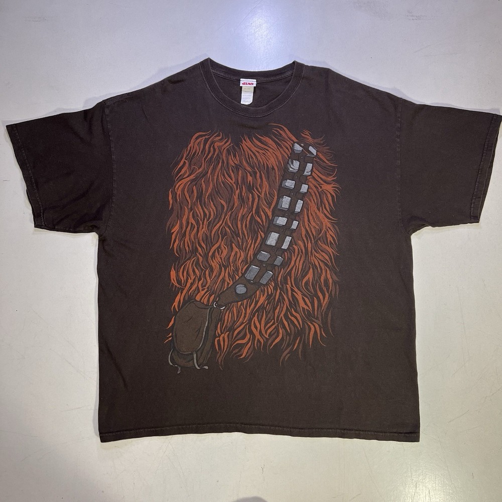 Star Wars Chewbacca Chewie Costume Graphic T Shirt Men’s Size 2XL XXL