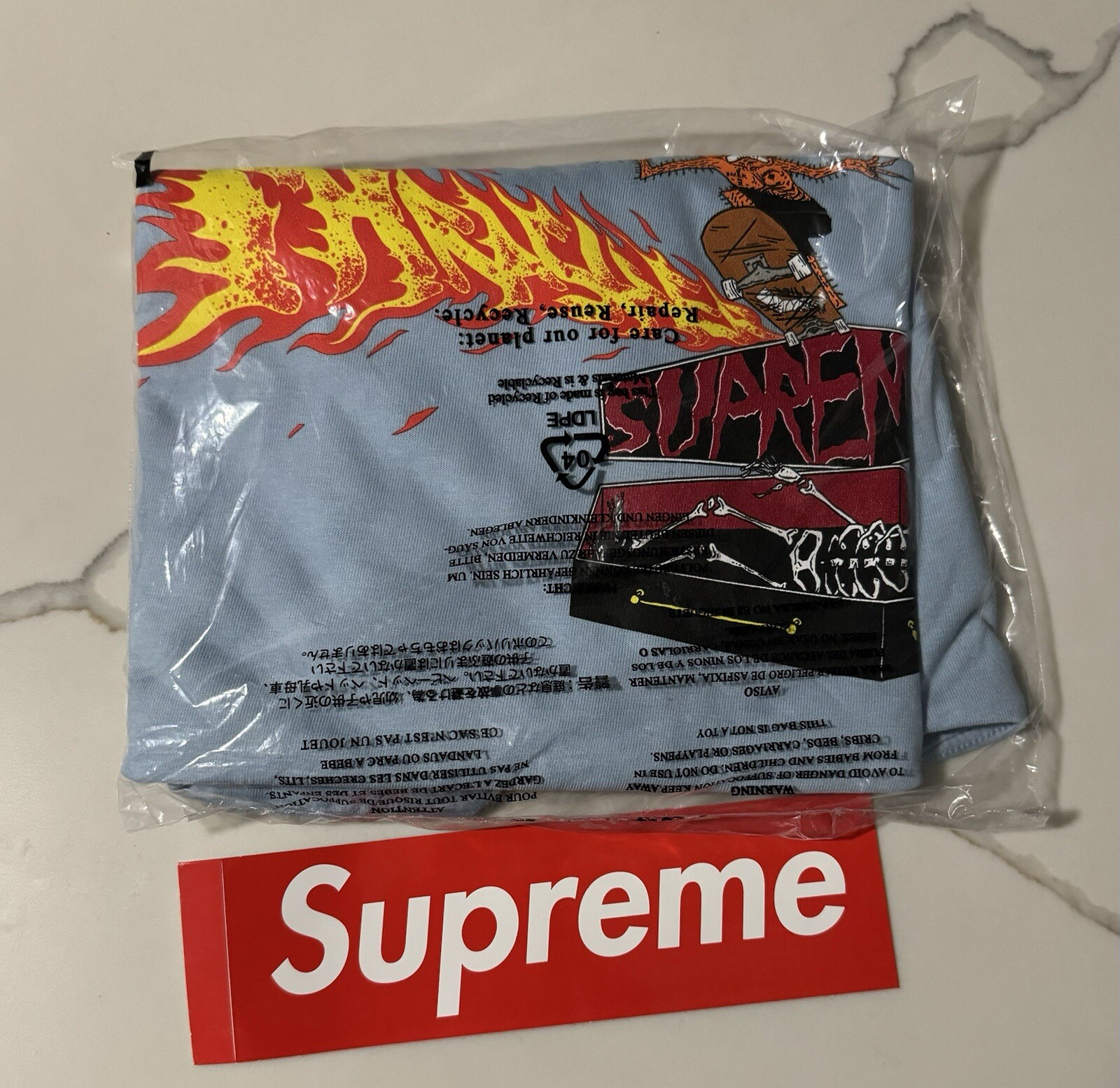 SUPREME x Thrasher Men's Back Tail T-Shirt (SS24) gallery