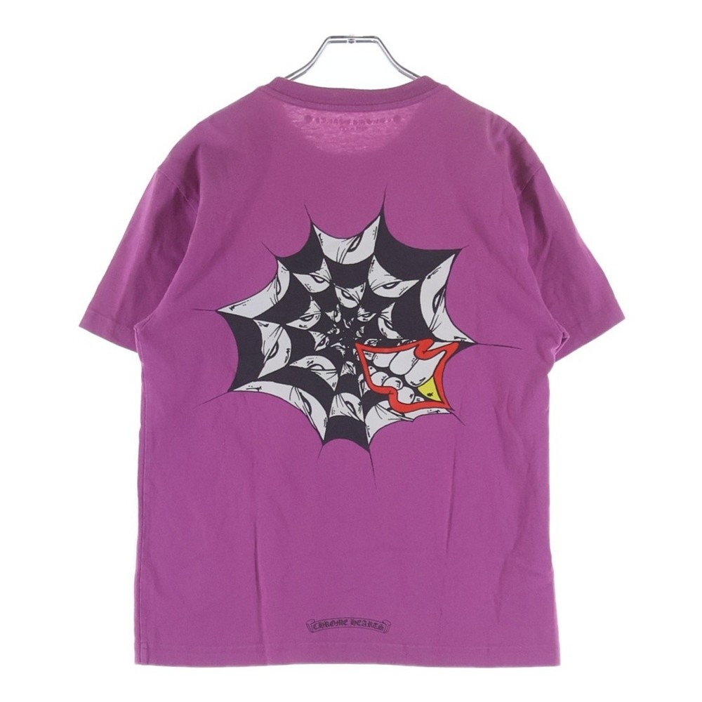 CHROME HEARTS MATTY BOY PPO PHYSM T-SHIRT Mattie Short Sleeve Purple Used 41c44f