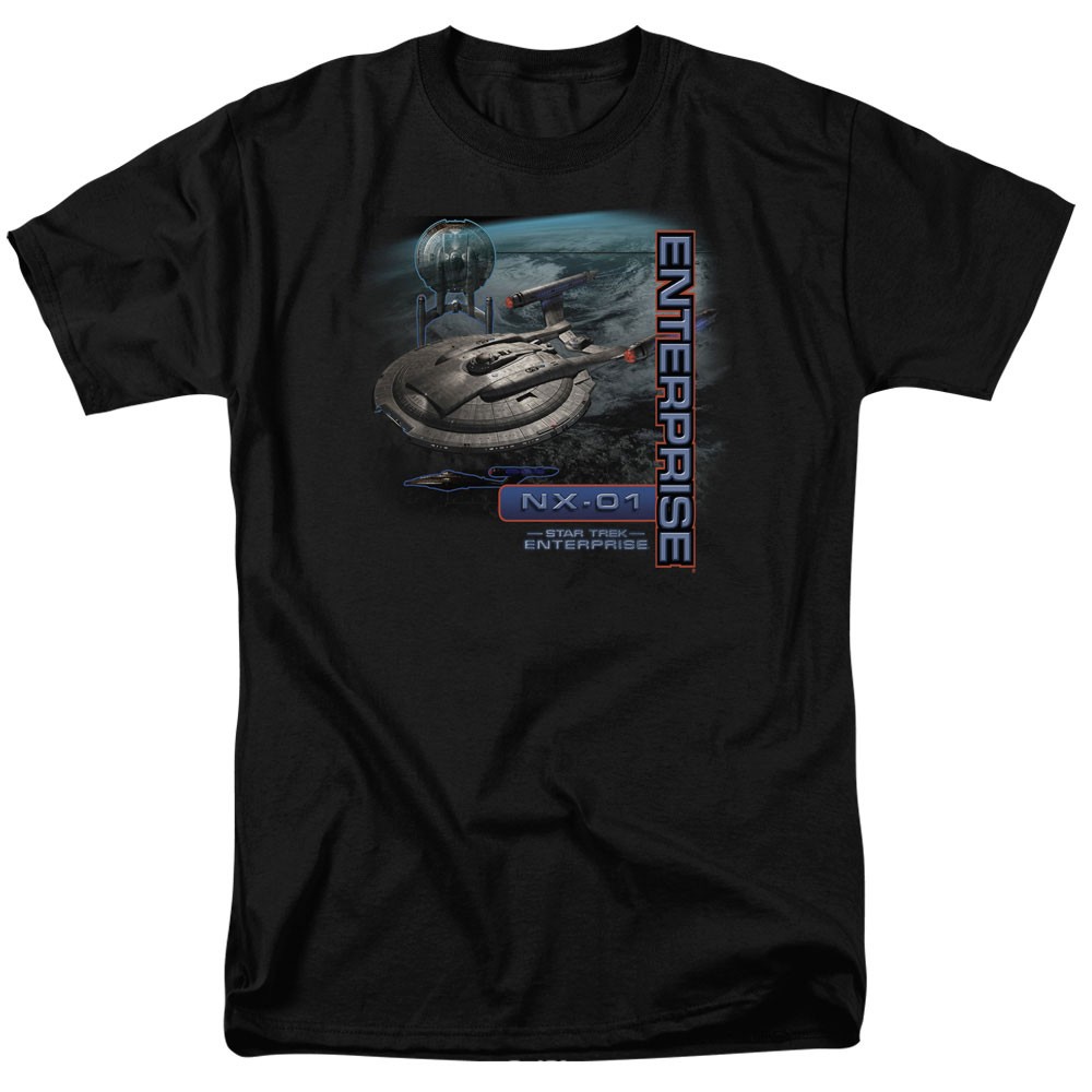 Star Trek - Enterprise Nx 01 - Adult Unisex Short Sleeve T-Shirt - Black gallery