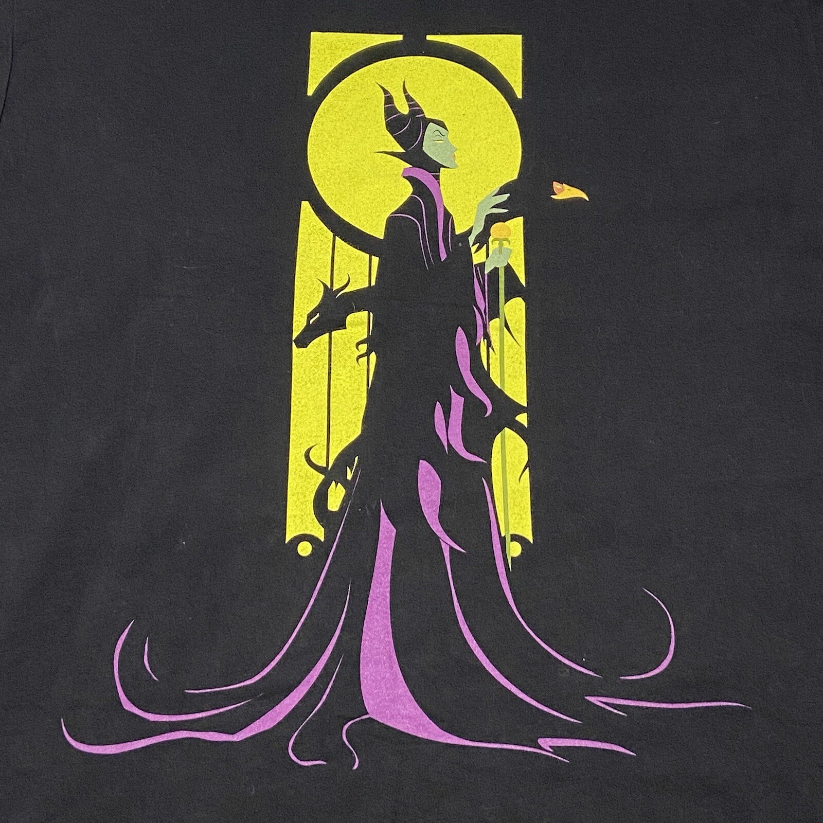 Disney Villains Magnificent Maleficent Shirt Black Graphic Shirt Size Small Guys gallery
