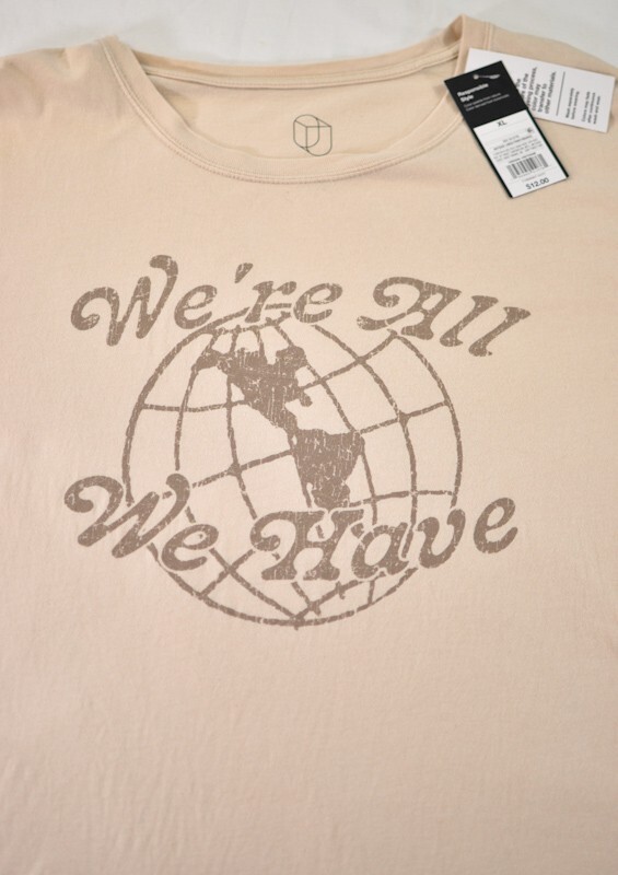 men's Original Use size XL T-shirt pull-on short sleeve tan 100% cotton gallery