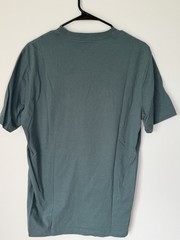 Eddie Bauer Men TM Green V-Neck Short Sleeve T-Shirt