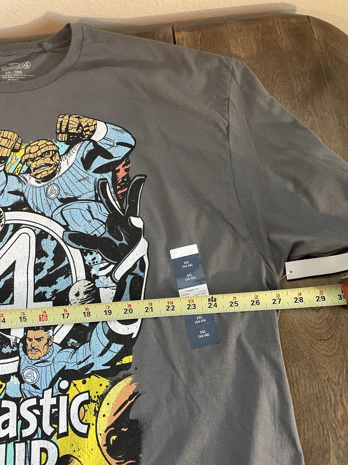 Marvel Fantastic Four 4 T-Shirt - Retro Graphic Tee Street Style Thing 3XL 54-56 gallery